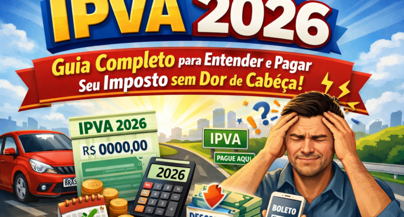 IPVA 2026: Guia Completo para Entender e Pagar Seu Imposto sem Dor de Cabeça!